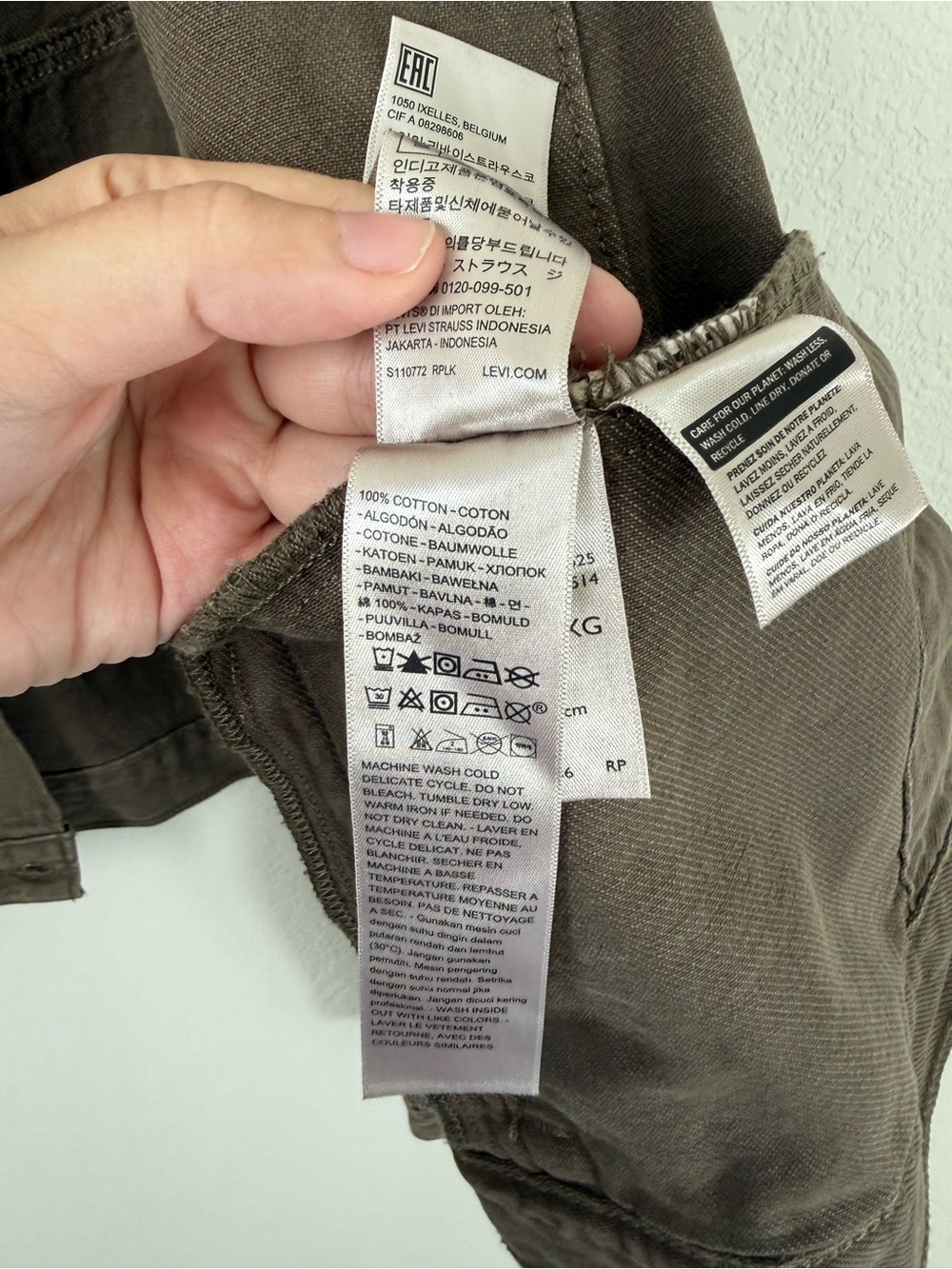 Levi’s 90s Cropped Trucker Jacket XL - Picture 5 of 6